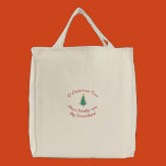tote bag, holiday bag, holiday tote, holiday