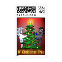 O' Christmas Tree Postage Stamp