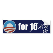 O for 10 bumper stickers by kirtlandb O for 10 bumper stickers