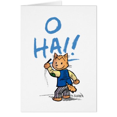 O Hai Cards by ApeLad