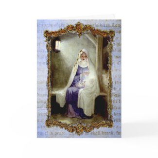 O Holy Night Greeting Card card