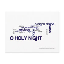 O Holy Night Postcard