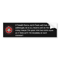 O Hornèd Bucca bumper stickers