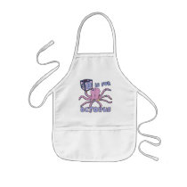 O is for Octopus Kids Apron by PatchworkPals O is for Octopus Kids Apron