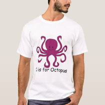 O is for Octopus t-shirts by wavehound O is for Octopus t-shirts