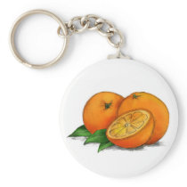 O is for Oranges Keychain