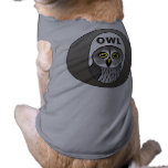 O is for Owl Dog Shirt
