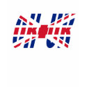 O.K. U.K - T shirt with Union Jack flag