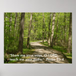 O Lord, Teach me your paths. Psalm 25 Print