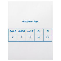 O negative letterhead