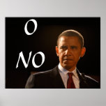 O No Barack Obama print