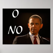O No Barack Obama print