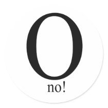 O no stickers by antiobama O no stickers
