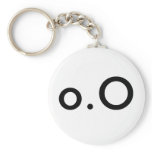 o.O Emoticon Keychain