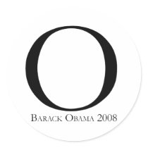 O: Obama for President Sticker