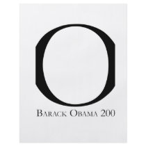 O: Obama for President T-shirt flyers