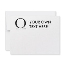 O: Obama for President T-shirt invitations