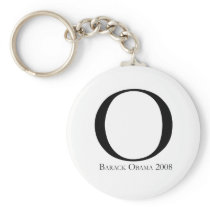 O: Obama for President T-shirt Keychains