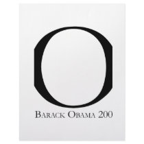 O: Obama for President T-shirt letterhead
