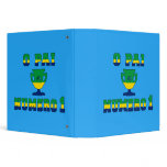 O Pai Número 1 - Number 1 Dad in Brazilian Vinyl Binders