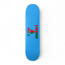O Pai Número 1 - Number 1 Dad in Portuguese Skate Deck