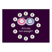 O Pinball Hot Enough Business Card