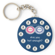 O Pinball Hot Enough Key Chain