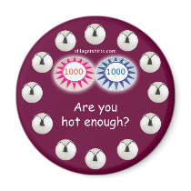 O Pinball Hot Enough Magnet