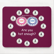 O Pinball Hot Enough Mouse Mats