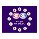 O Pinball Hot Enough Postcard