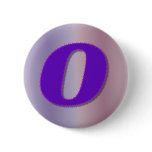 O purple monogram buttons
