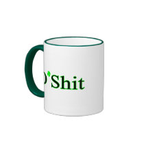 O Shit St Patricks Clover Mug
