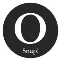O, Snap! Anti-Obama Round Sticker by Bairrington O, Snap! Anti-Obama Round Sticker