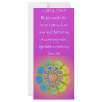 O SON OF SPIRIT! CUSTOM RACK CARD