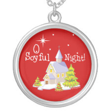 O Soyful Night Christmas necklace