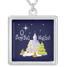 O Soyful Night Christmas necklace