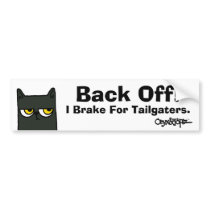 O&T Bumper Sticker "Back Off" bumper stickers