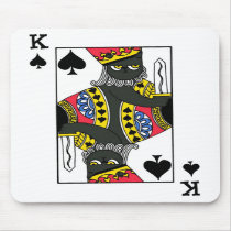 O&T King of Spades MOUSE PAD mousepads