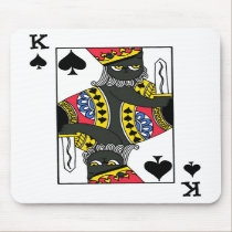 O&T King of Spades MOUSE PAD mousepads by OnyxandTopaz O&T King of Spades MOUSE PAD mousepads