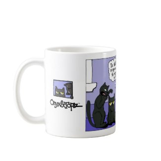 O&T Scaredy Cat Topaz MUG mug