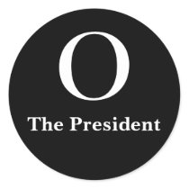 O, The President stickers