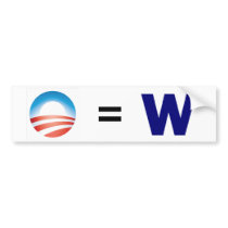 O = W bumper stickers by highmesa O = W bumper stickers
