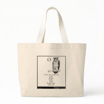 O was once a little owl bag