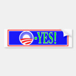 O yes bumper sticker