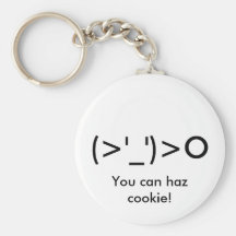 (>'_')>O, You can haz cookie! Keychains