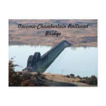 Oacoma-Chamberlain Railroad Bridge postcards by ribizlifozelek Oacoma-Chamberlain Railroad Bridge postcards
