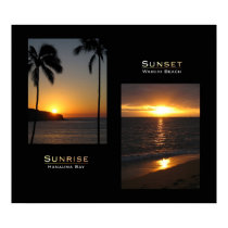 Oahu - Sunrise - Sunset posters by draketryg Oahu - Sunrise - Sunset posters