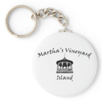 Oak Bluffs Gazebo Key Chains