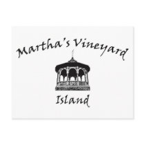 Oak Bluffs Gazebo Postcard