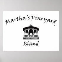 Oak Bluffs Gazebo Poster